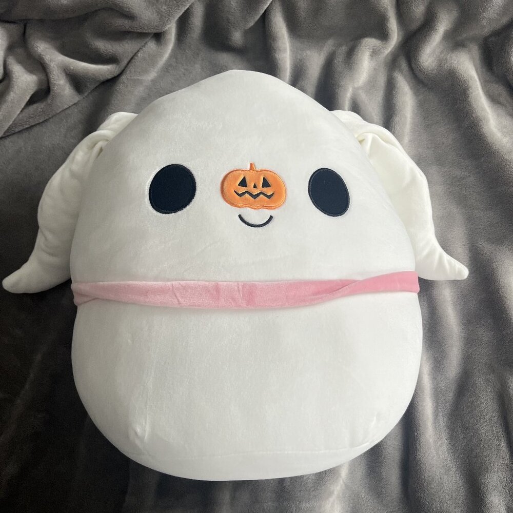 Squishmallows 14” Zero the Ghost Dog Nightmare Before Christmas Disney Plush NEW